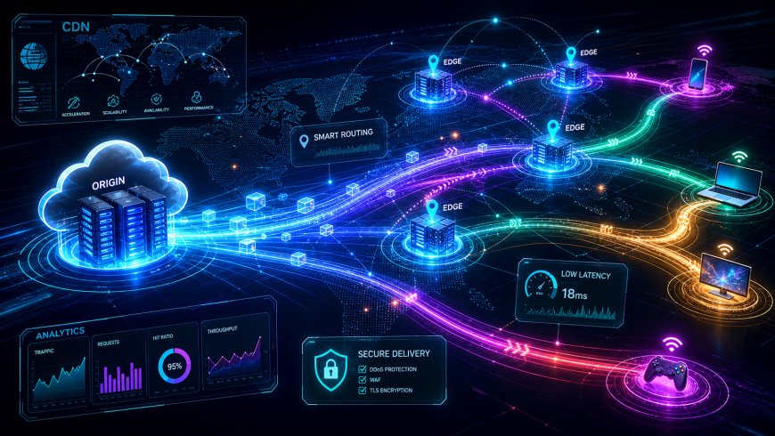 智能內容傳遞與邊緣網路應用 (CDN Applications)