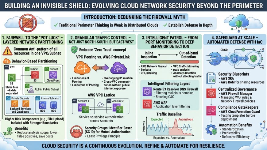 雲端安全的「隱形護盾」:AWS 企業級網路防禦的 4 個核心實務